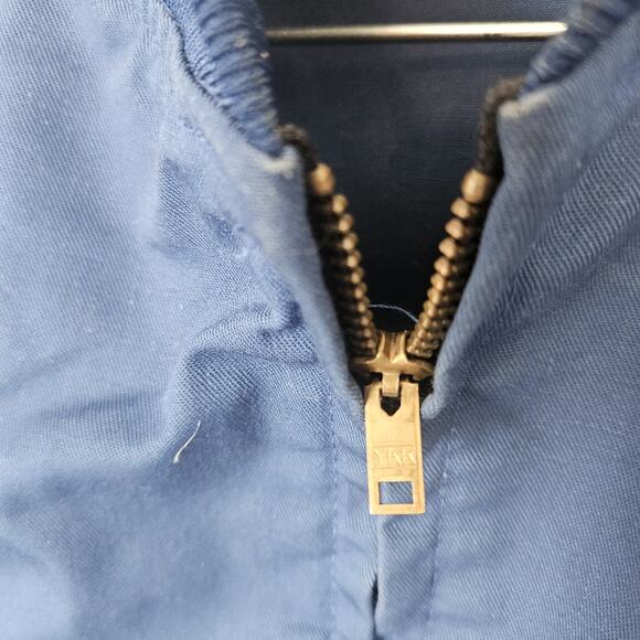 Reverside Flexbac 80s Canvas Pepsi 48" Long Bomber Jacket Workwear Streetwear - Picture 9 of 13